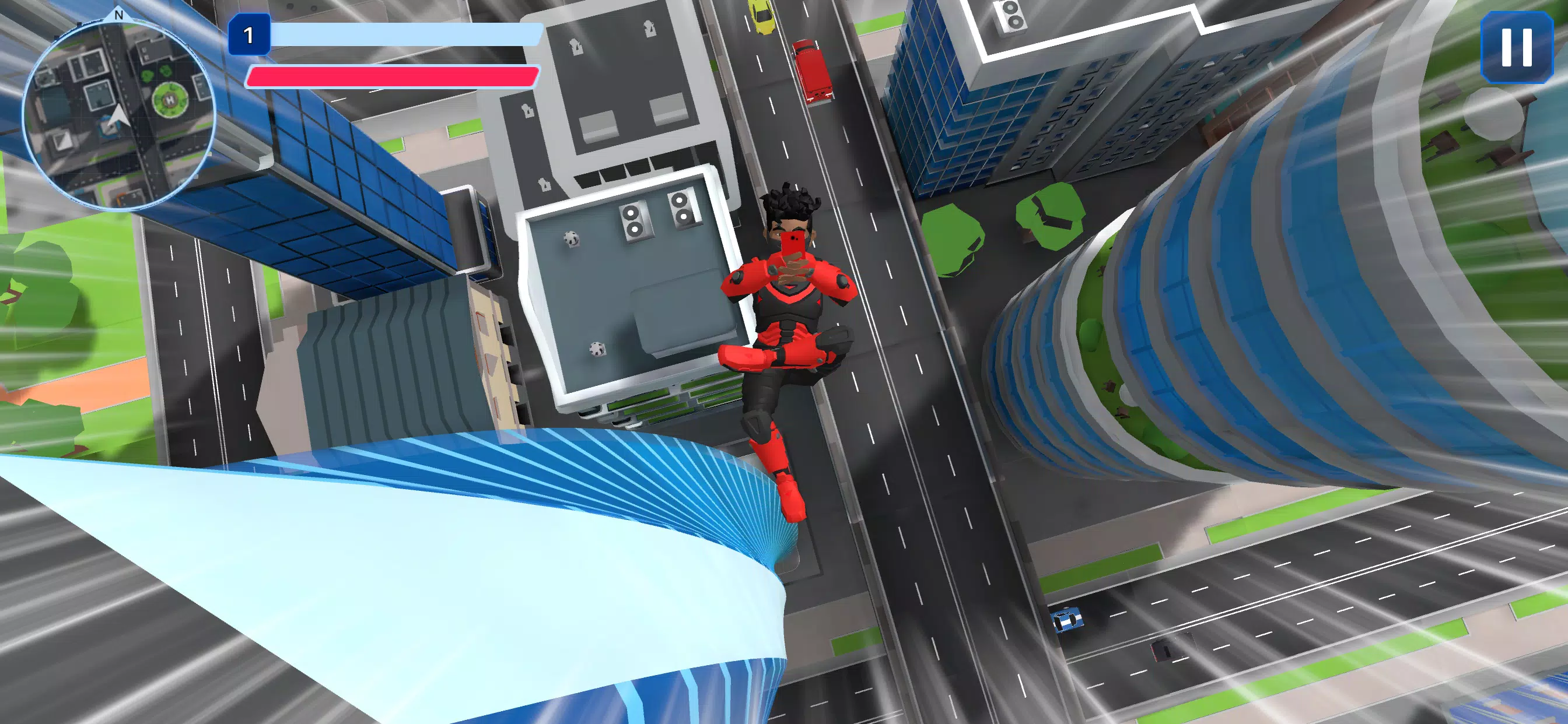 Super Hero Fight: Flying Game Capture d'écran 2