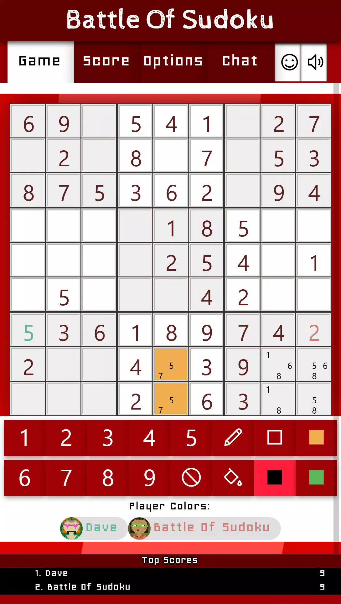 Battle Of Sudoku應用截圖第2張