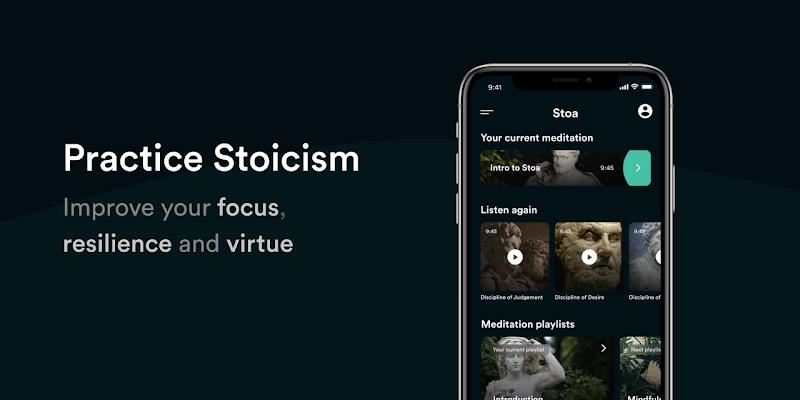 Stoa: Stoic Meditation ภาพหน้าจอ 1