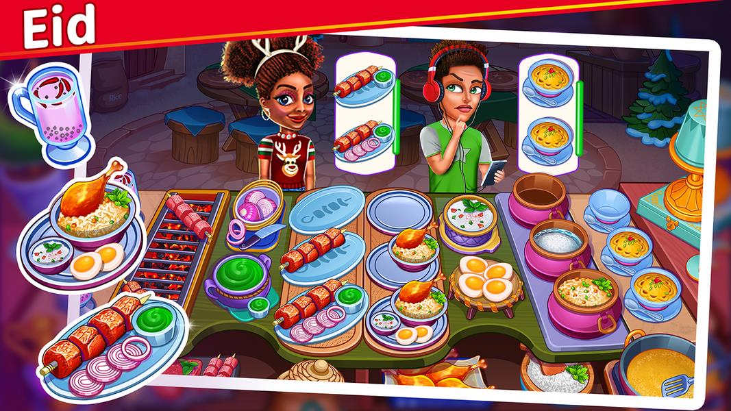 Christmas Food Shop - Cooking Restaurant Chef Game স্ক্রিনশট 4