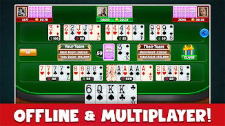 Canasta Plus Offline Card Game Ảnh chụp màn hình 3