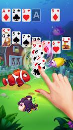 Solitaire Fish Klondike Card Captura de pantalla 3