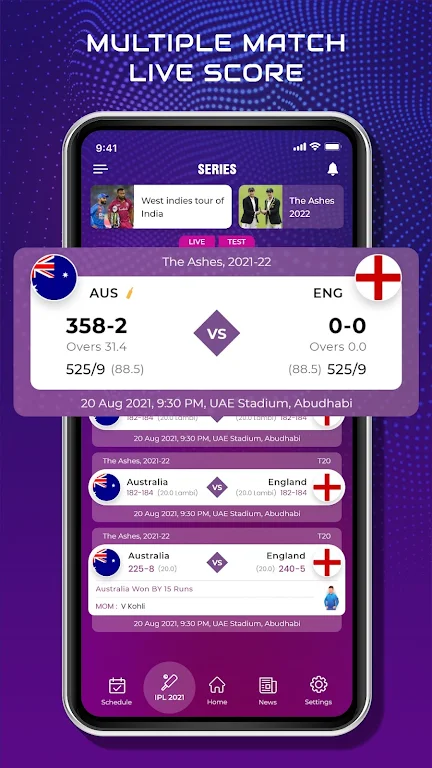 CricScore Line Guru Pro - Live Screenshot 1