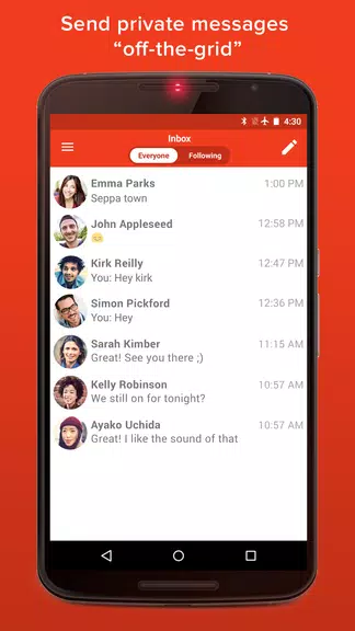 FireChat Captura de tela 2