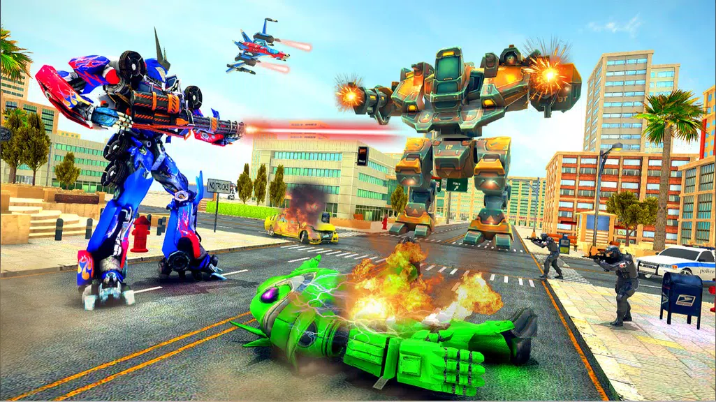 Truck Robot Transform Game スクリーンショット 2