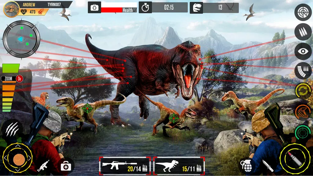 Real Dino Hunting Gun Games Скриншот 3