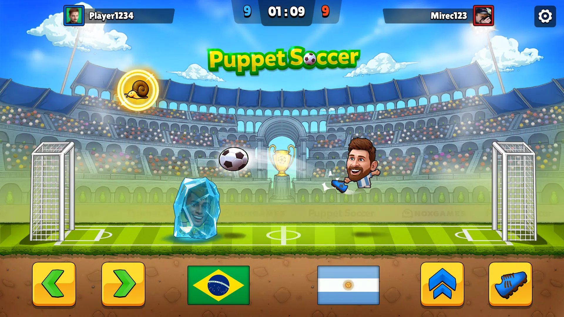 Puppet Soccer - Football スクリーンショット 1