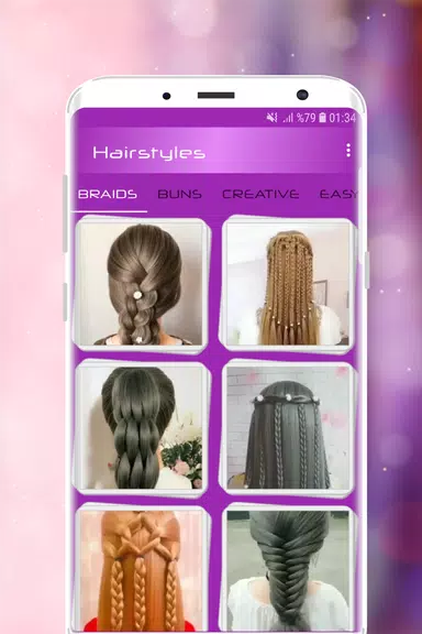 Hairstyles Step by Step Videos Zrzut ekranu 1