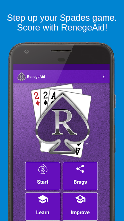RenegeAid Spades Score App Zrzut ekranu 1