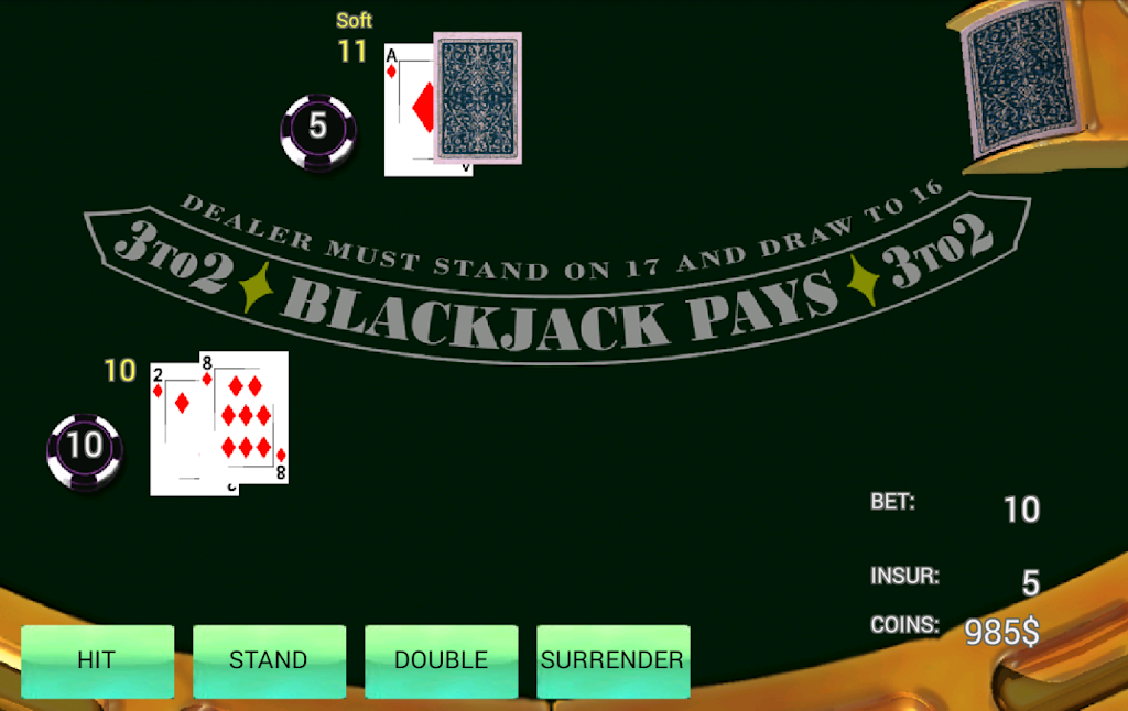 BlackJack Simulator Tangkapan skrin 2