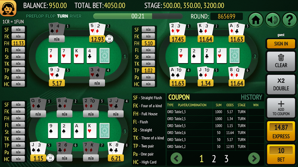 Bet on Poker應用截圖第3張