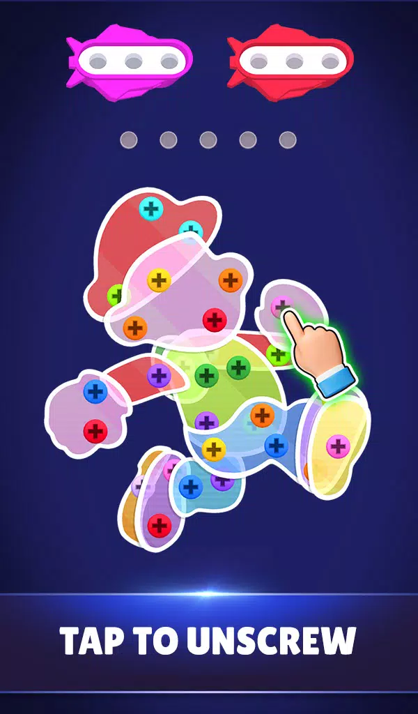 Screw Puzzle: 3D Nuts Jam Captura de pantalla 1