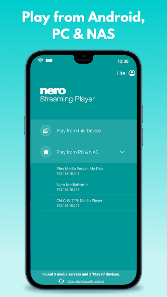 Nero Streaming Player Скриншот 2