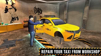 USA Taxi Car Driving: Car Game Screenshot 4