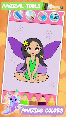 Princess Coloring - Kids Fun Zrzut ekranu 3