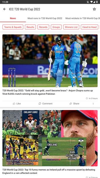 Sportskeeda Live Cricket Score Screenshot 3