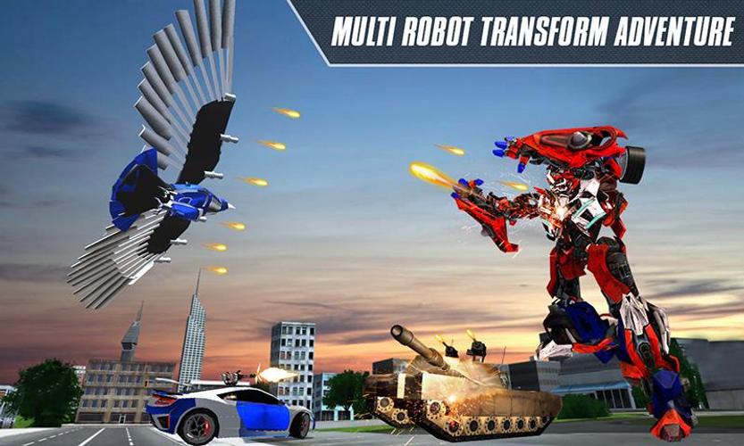 Multi Robot Transform Car Game Ekran Görüntüsü 1