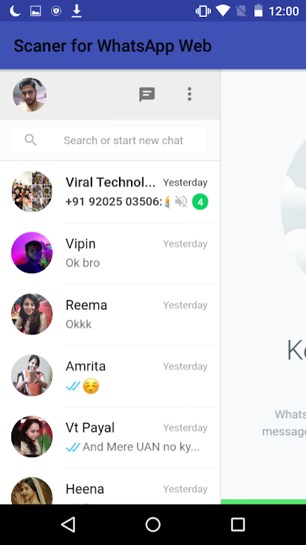 Scaner for WhatsApp Web スクリーンショット 2