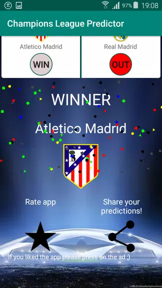 Champions Football Predictor ဖန်သားပြင်ဓာတ်ပုံ 3