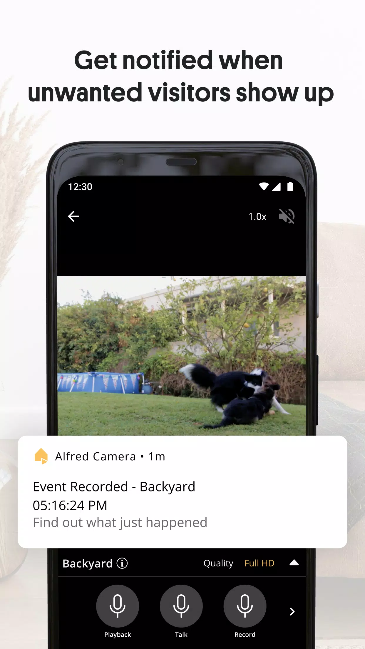 AlfredCamera Tangkapan skrin 4