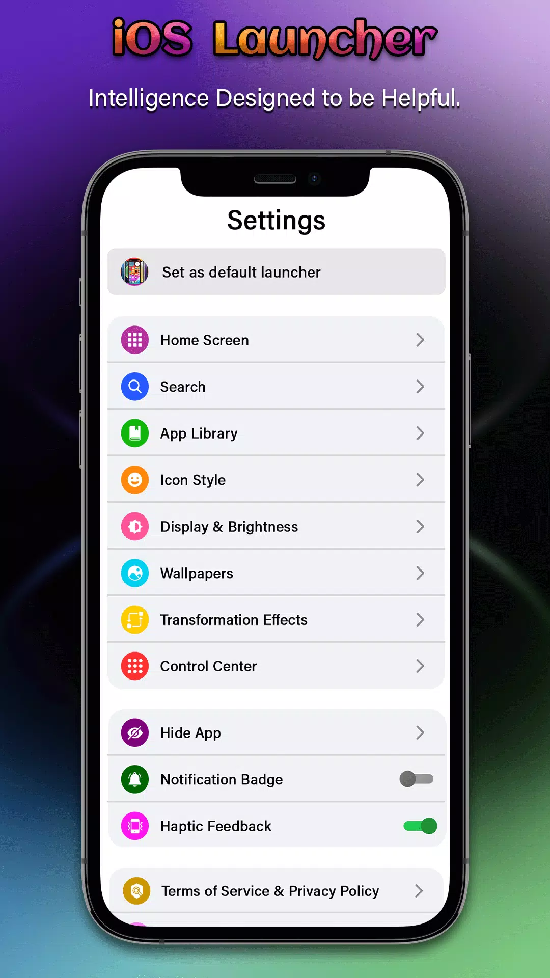 IOS Launcher - iOS 17 Pro Captura de tela 4
