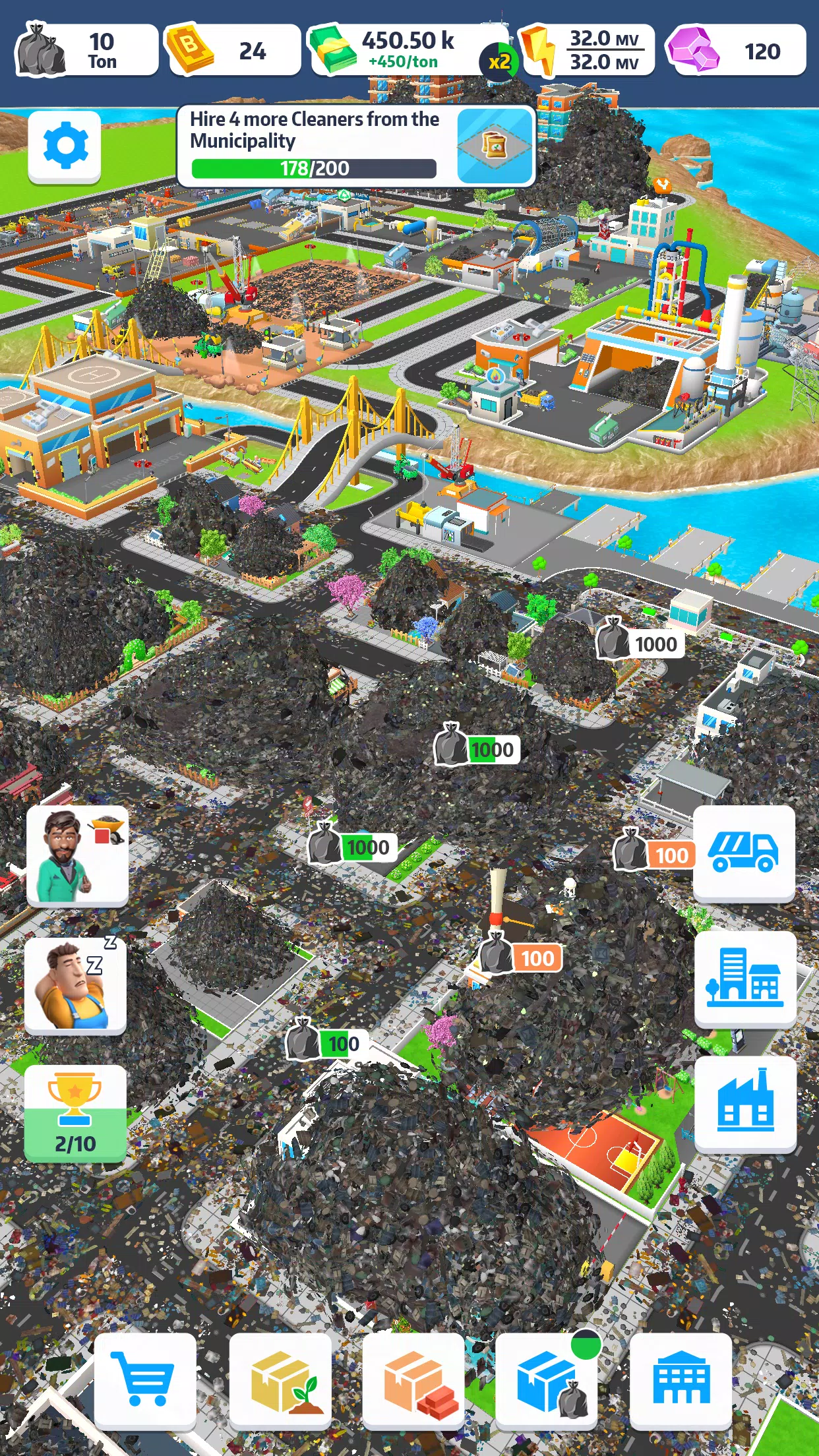 Trash Tycoon ဖန်သားပြင်ဓာတ်ပုံ 2