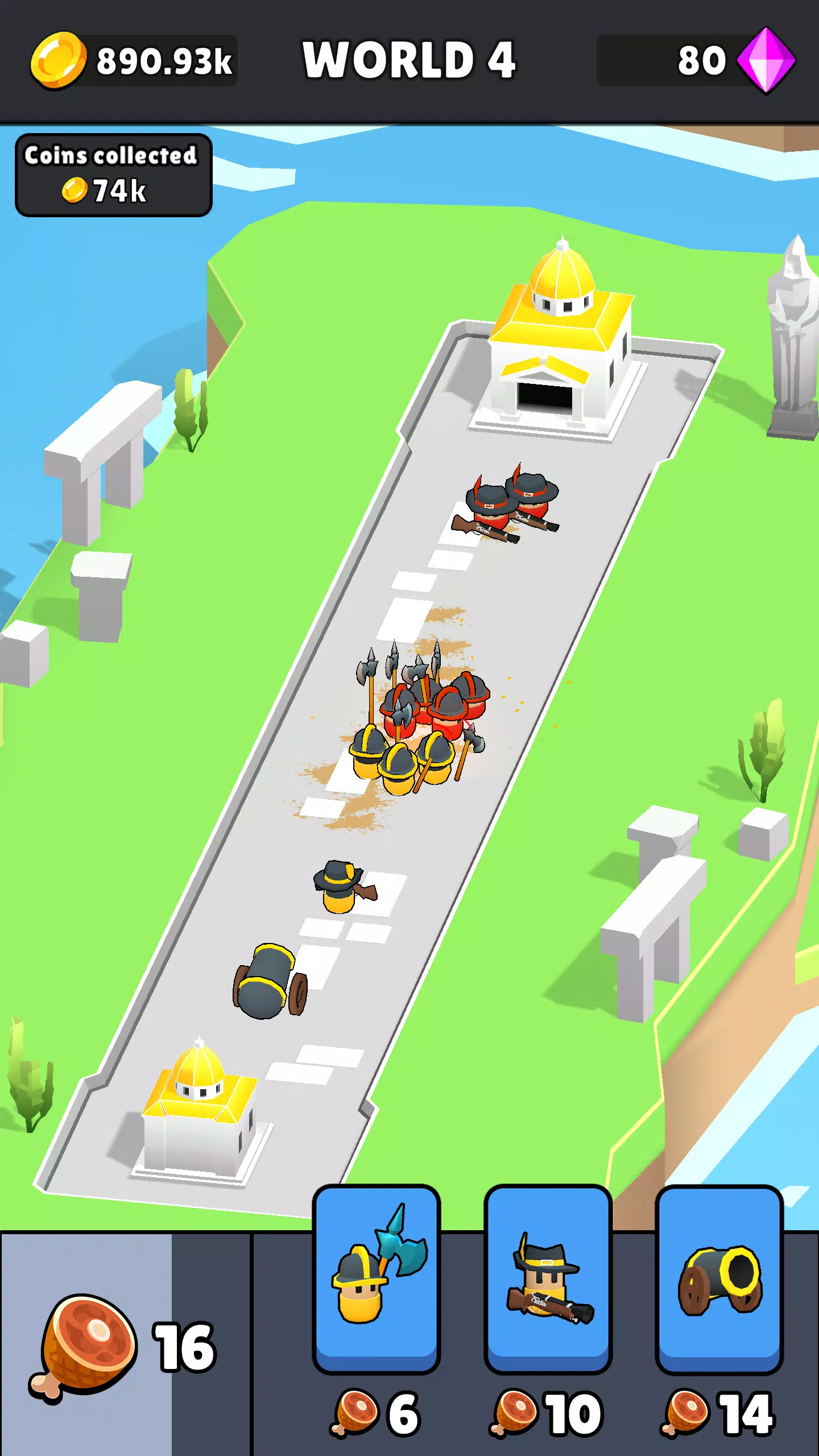 War of Tiny Warriors スクリーンショット 2