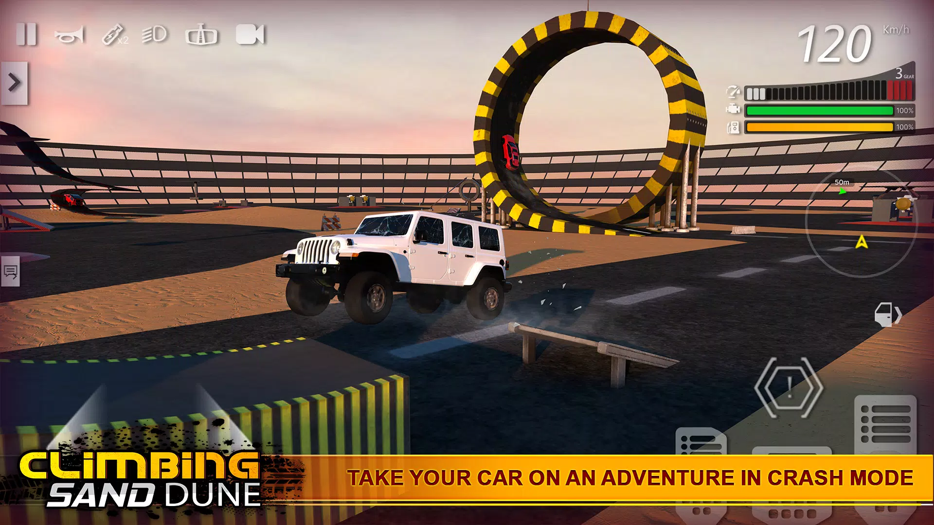 Climbing Sand Dune OFFROAD Ekran Görüntüsü 1