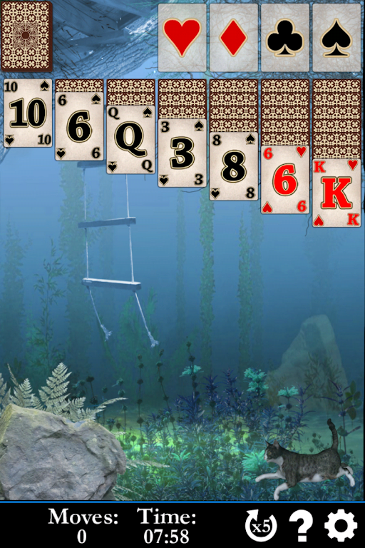 Pyramid Solitaire Water World Screenshot 3