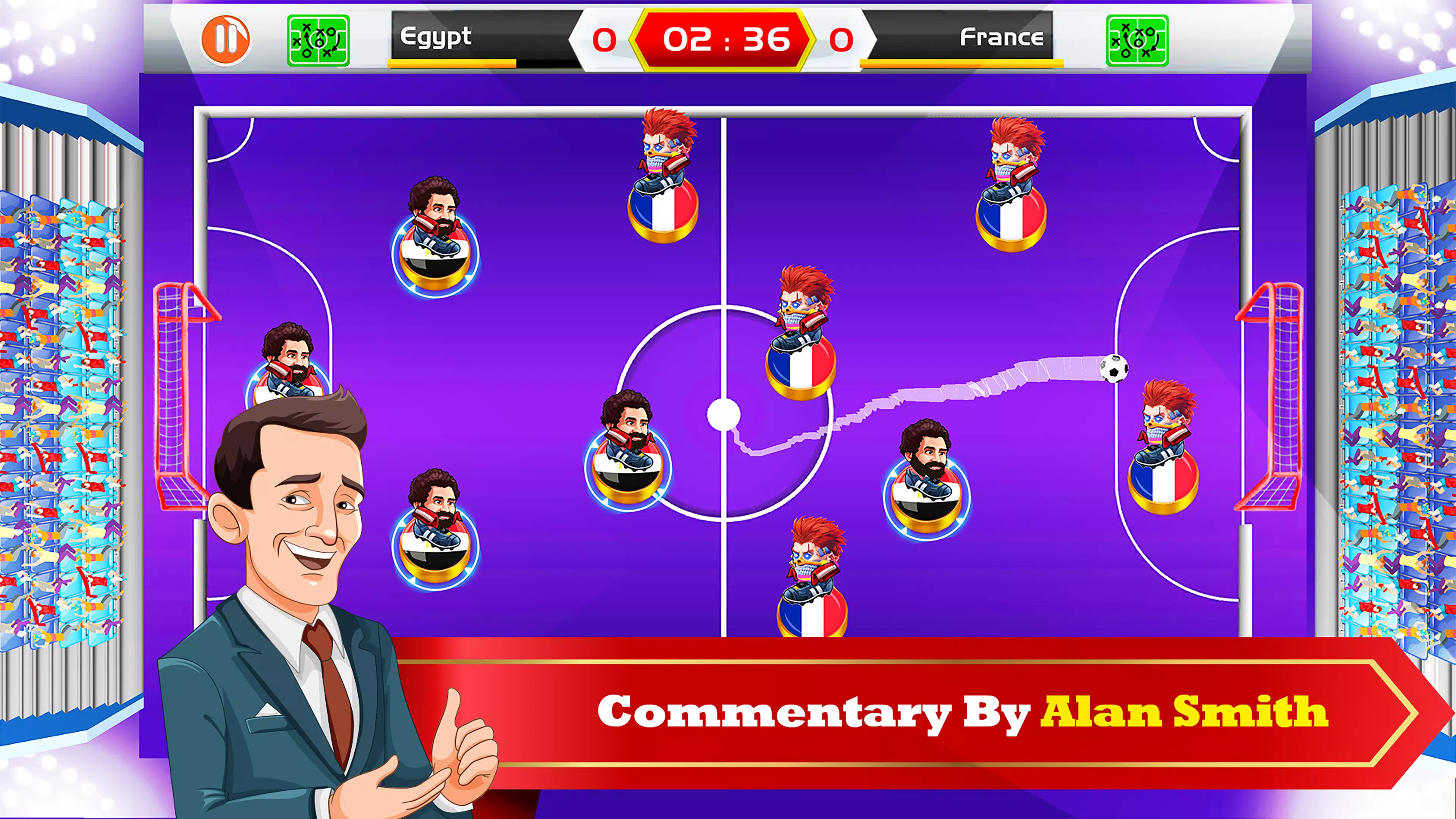 Finger Soccer: 2D Superstar ภาพหน้าจอ 2