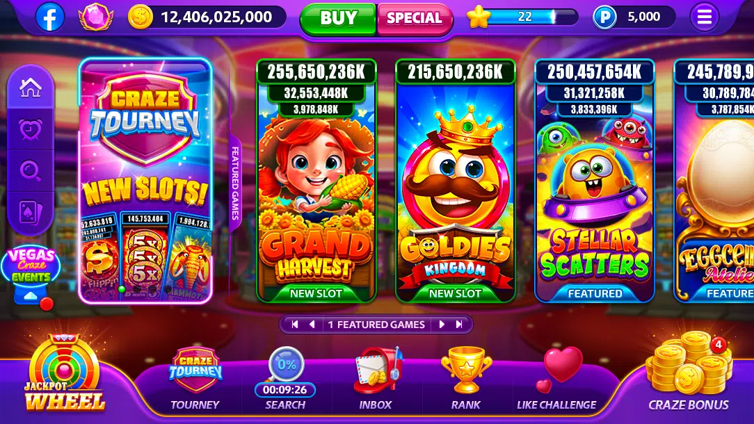 Vegas Craze Casino Screenshot 1