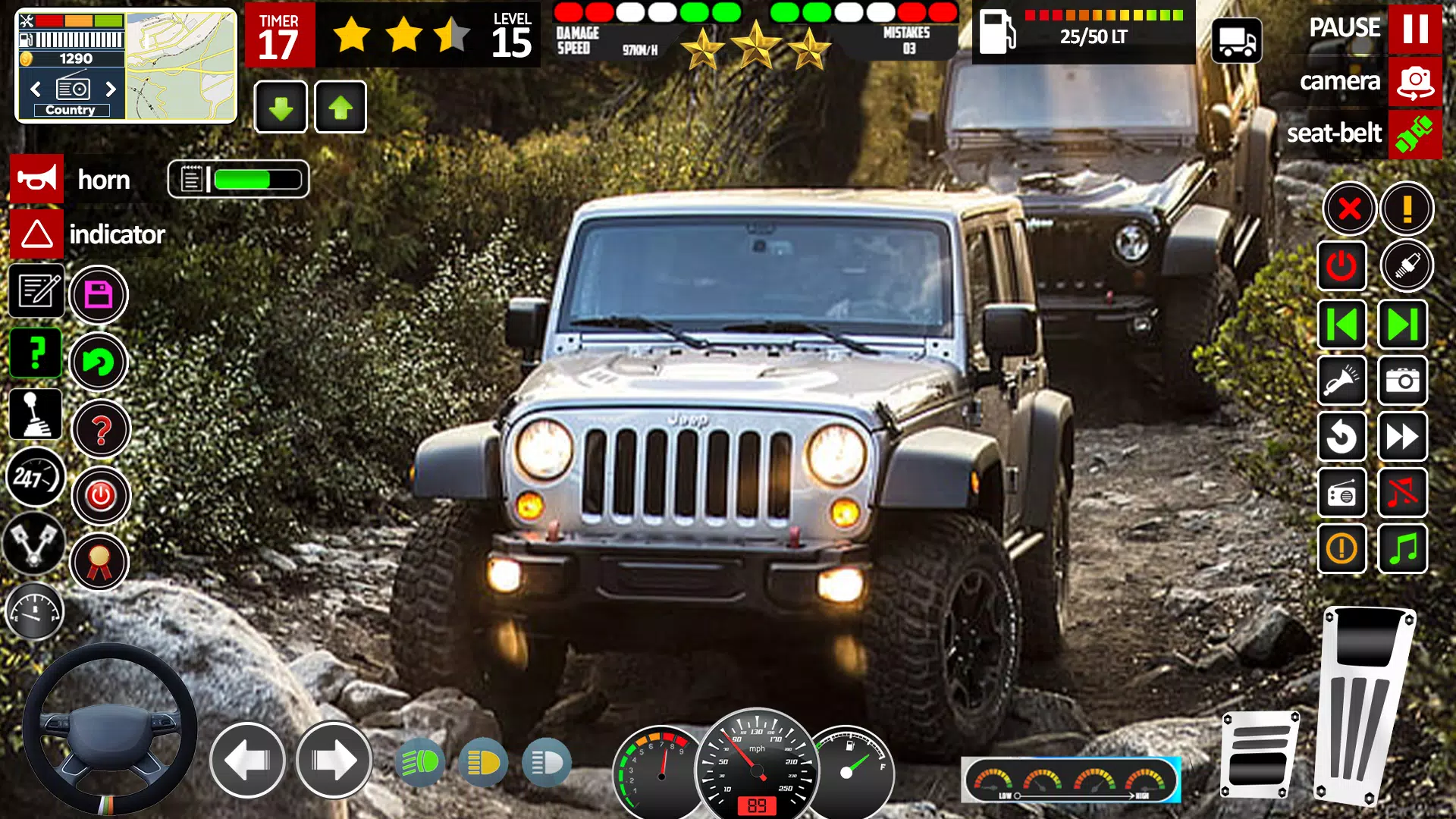 Jeep Driving Game 3d Simulator Captura de pantalla 2