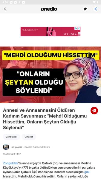 Onedio – İçerik, Haber, Test應用截圖第3張