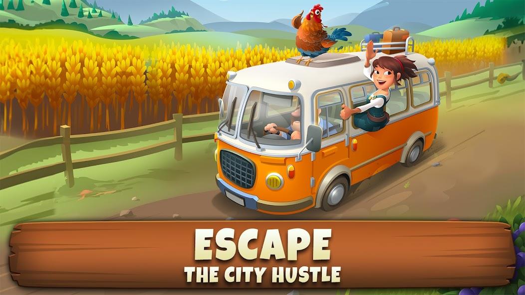 Sunrise Village: Farm Game Mod স্ক্রিনশট 1