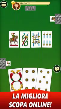 Scopa Online - Gioco di Carte Schermafbeelding 1