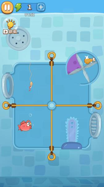 Schermata Save The Fish Puzzle Game 3