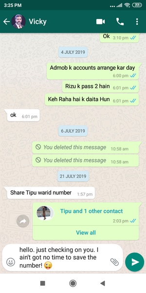 WhatsApp Direct Message स्क्रीनशॉट 2