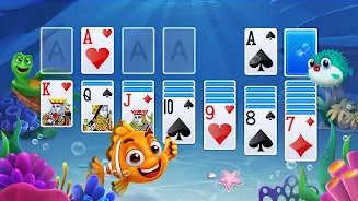 Solitaire - Fishland ภาพหน้าจอ 1
