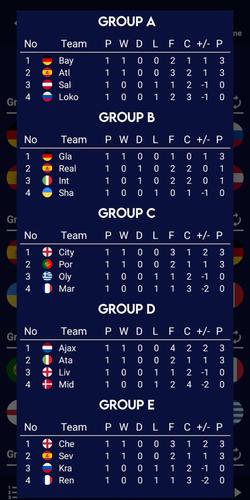 Champions Football Calculator 스크린샷 3