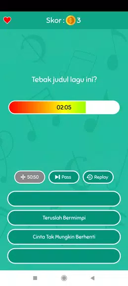 Game Tebak Lagu 스크린샷 3