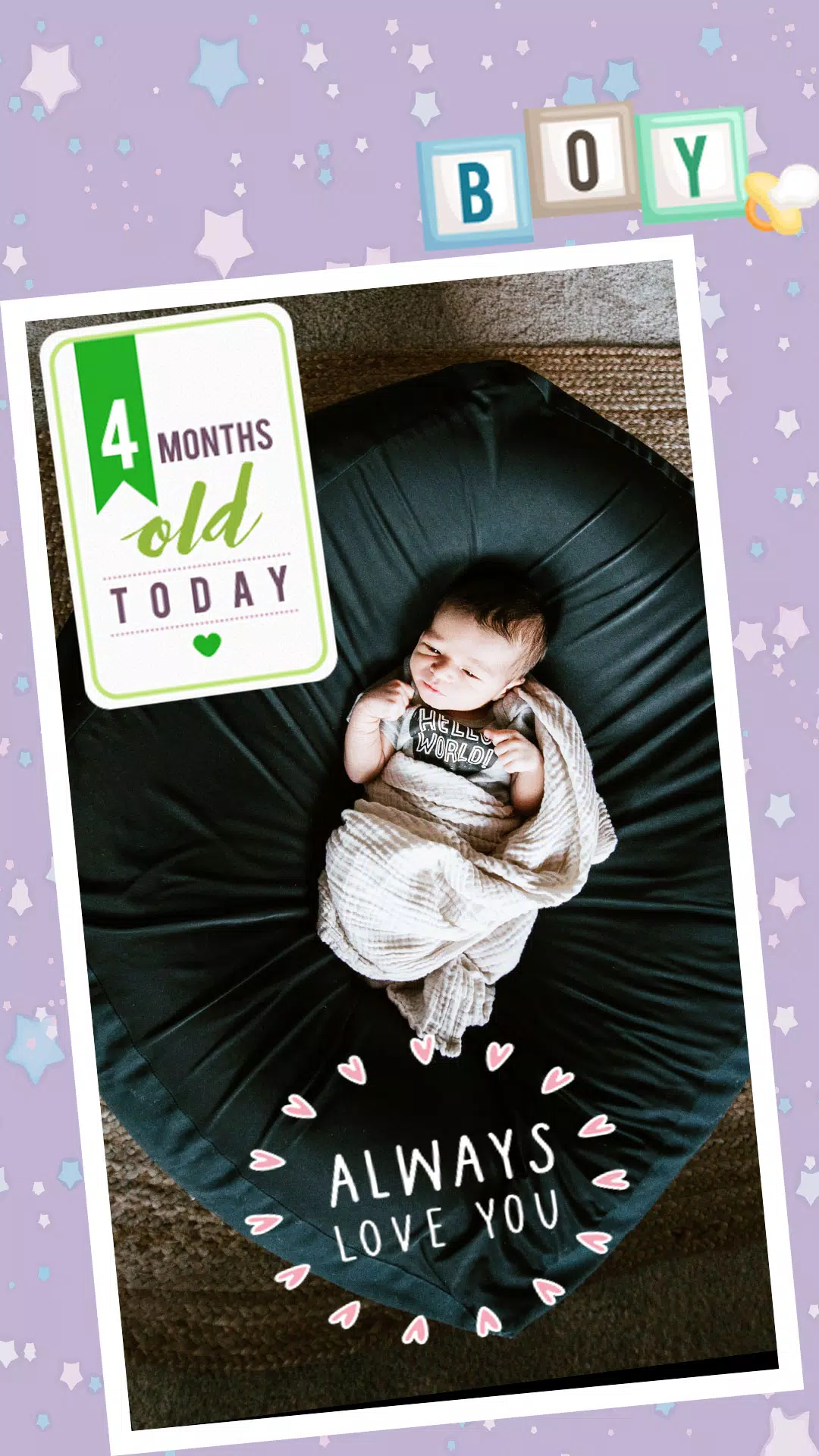 Baby Photo Editor App ภาพหน้าจอ 1