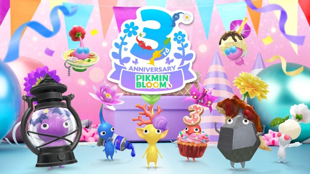 Celebre o aniversário de Pikmin Bloom: explorar e coletar