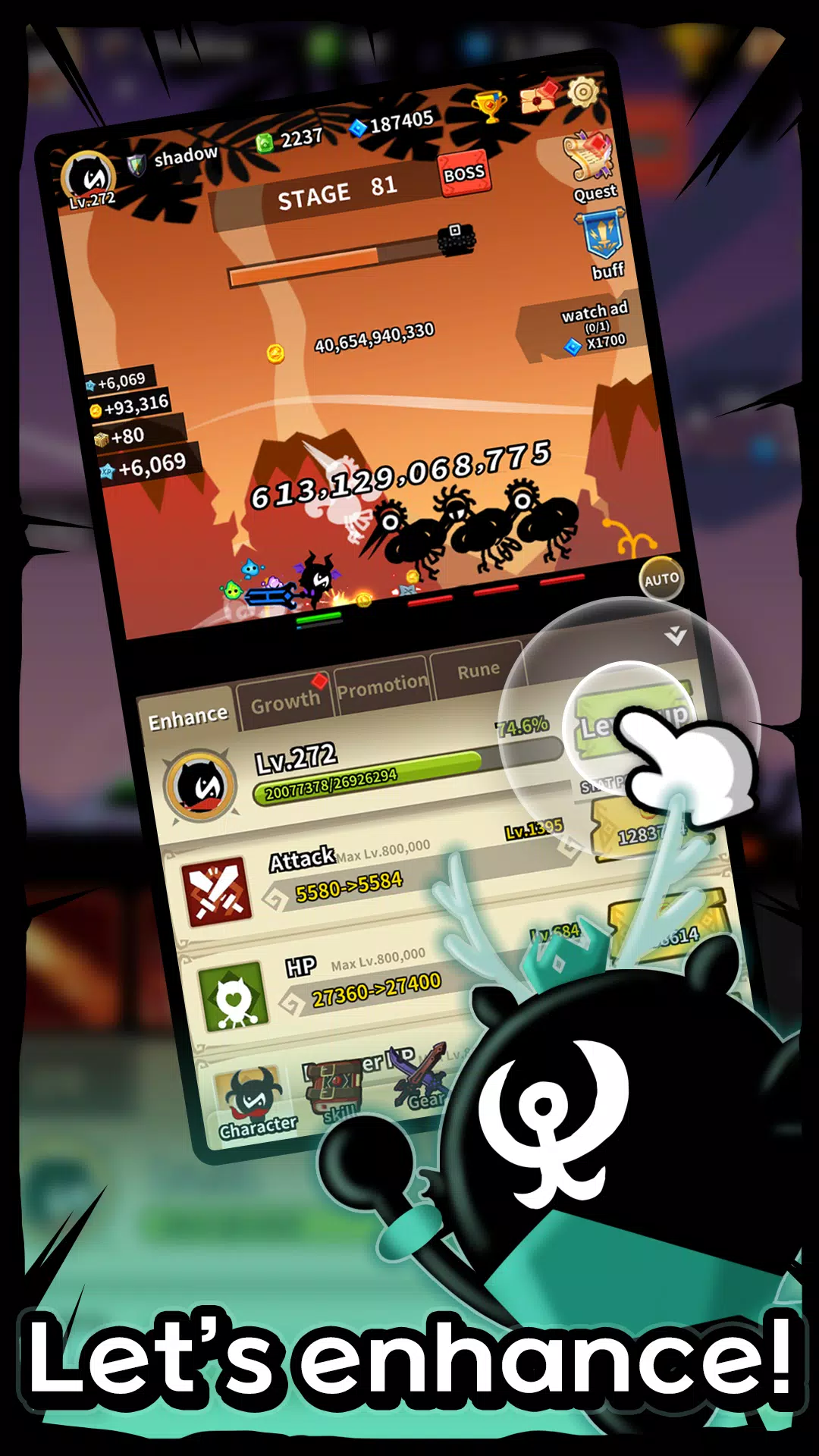 Demon Hero season2: Idle RPG Screenshot 4