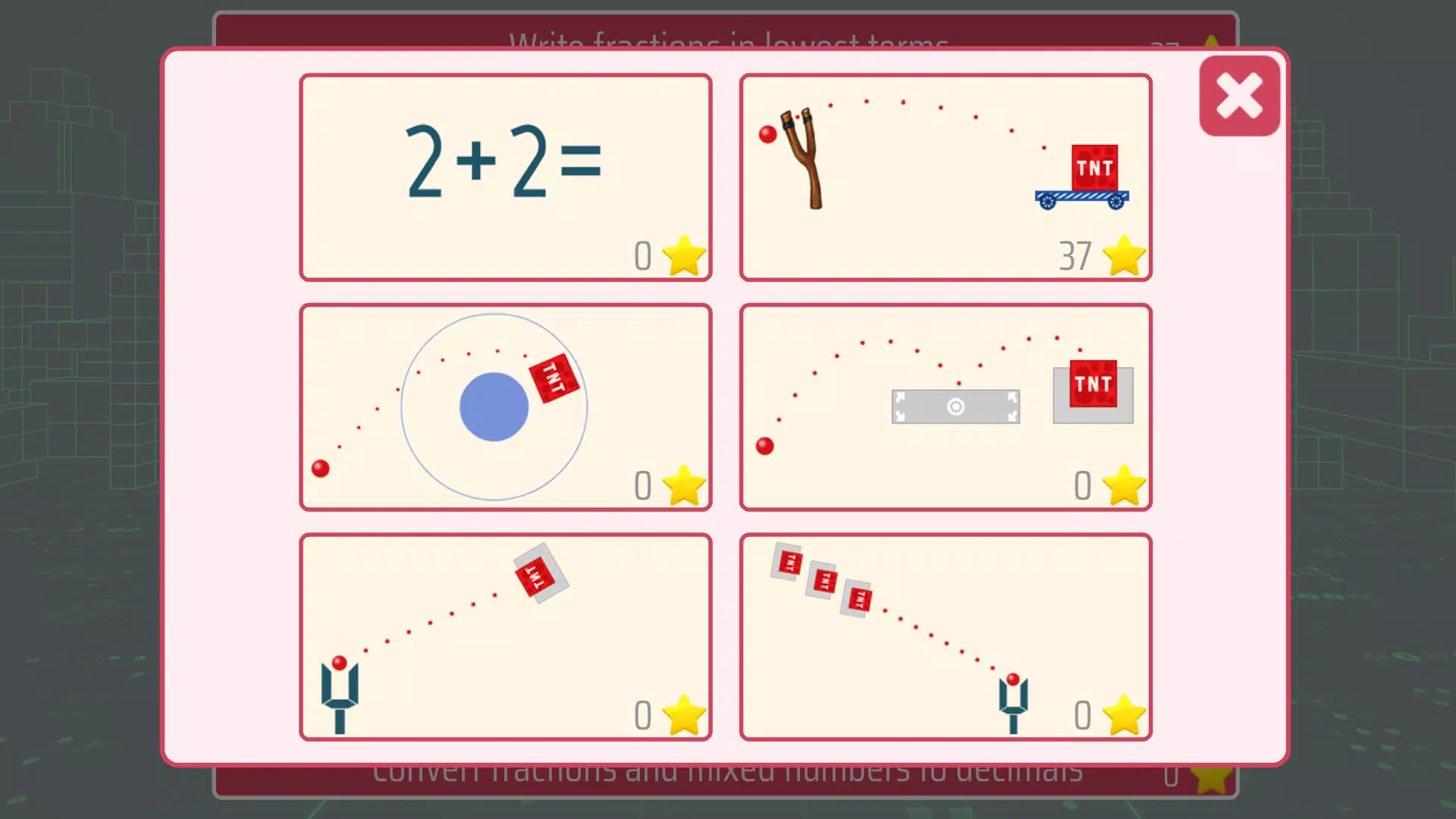 Fractions and mixed numbers Скриншот 2