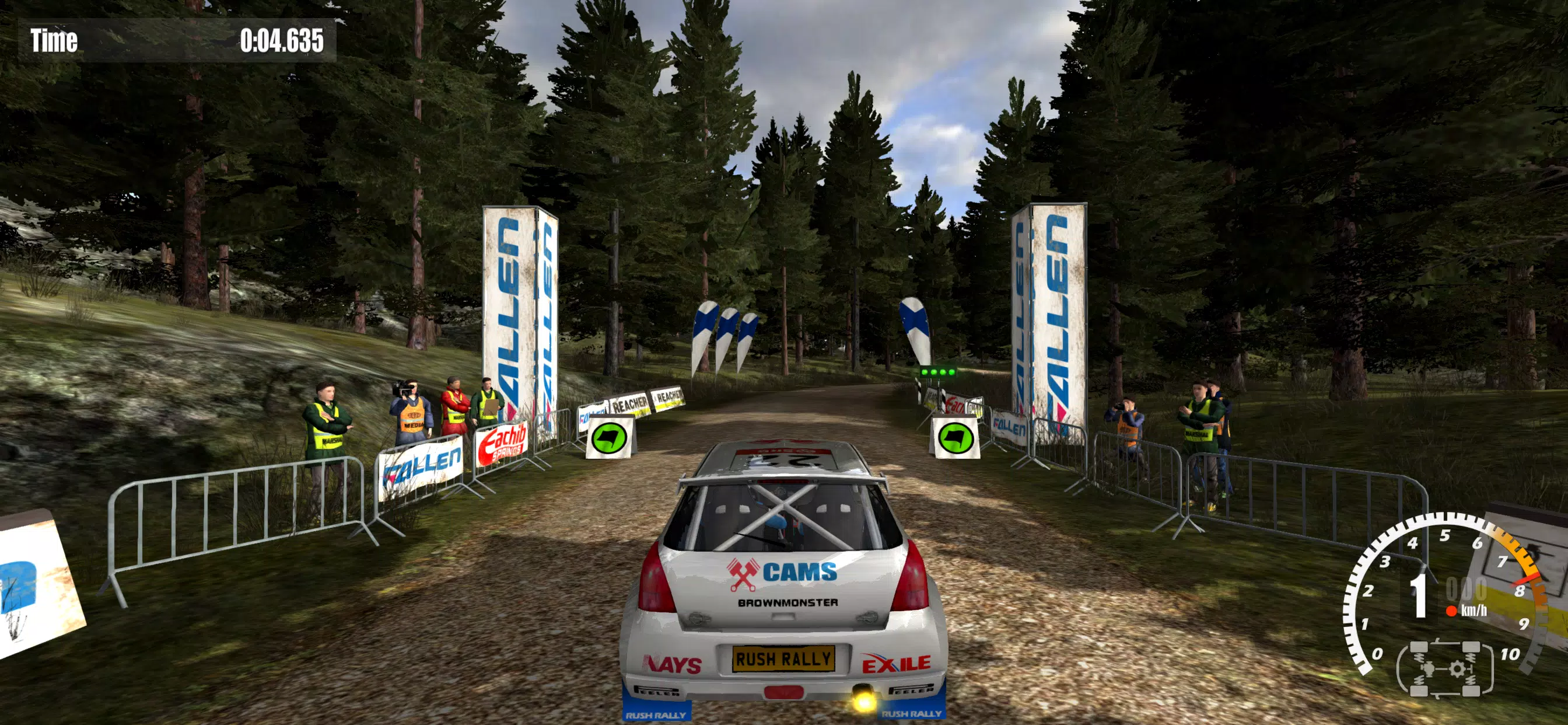 Rush Rally 3 Demo Captura de tela 1