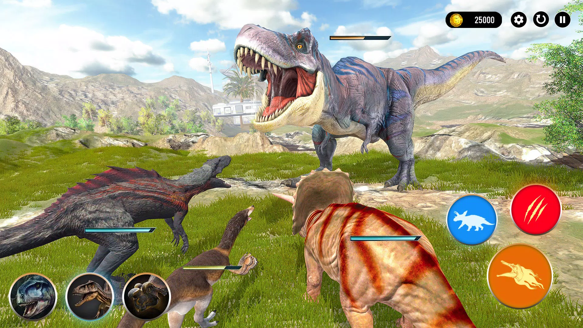 Real Dinosaur Simulator Games Tangkapan skrin 1