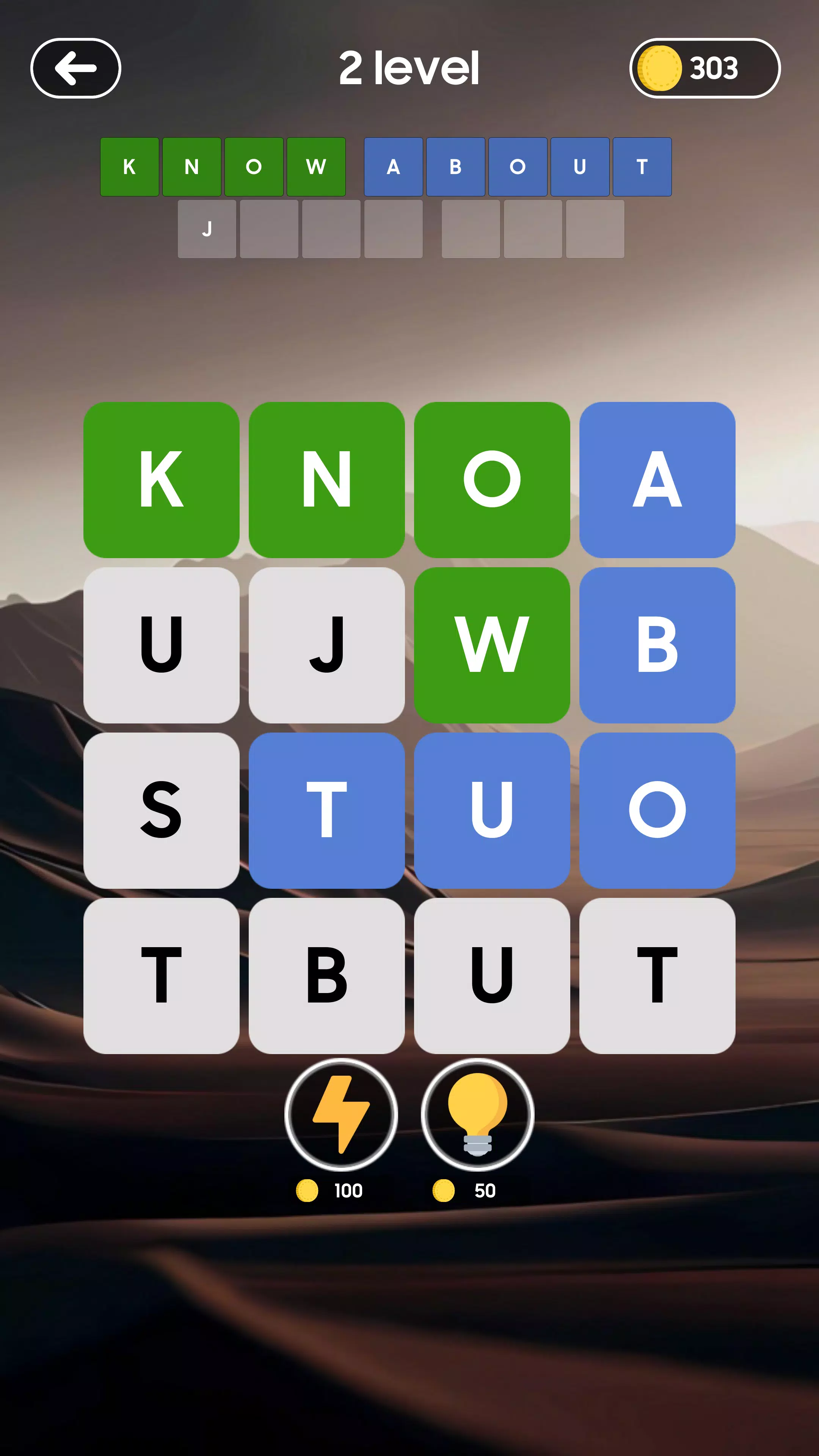 Fillwords - Crossword game Screenshot 2