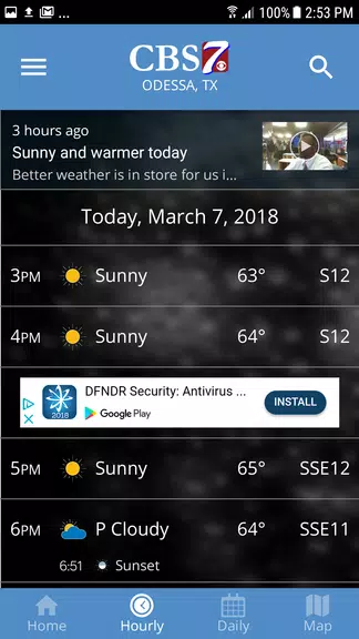 CBS7 Weather應用截圖第2張
