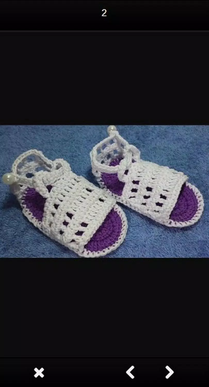 Knitted sandals idea 스크린샷 2