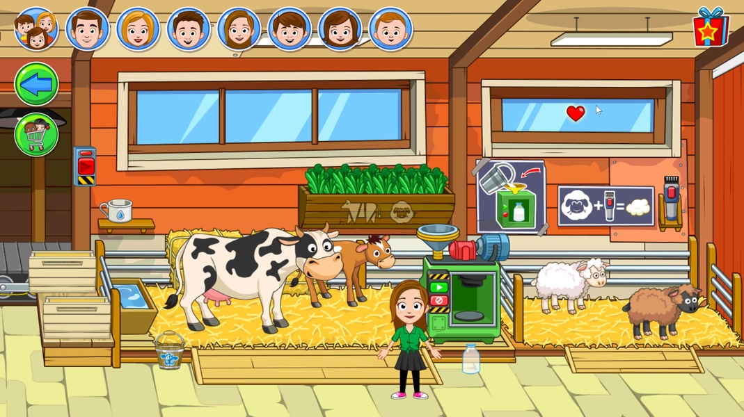 My Town Farm Animal game Ảnh chụp màn hình 4